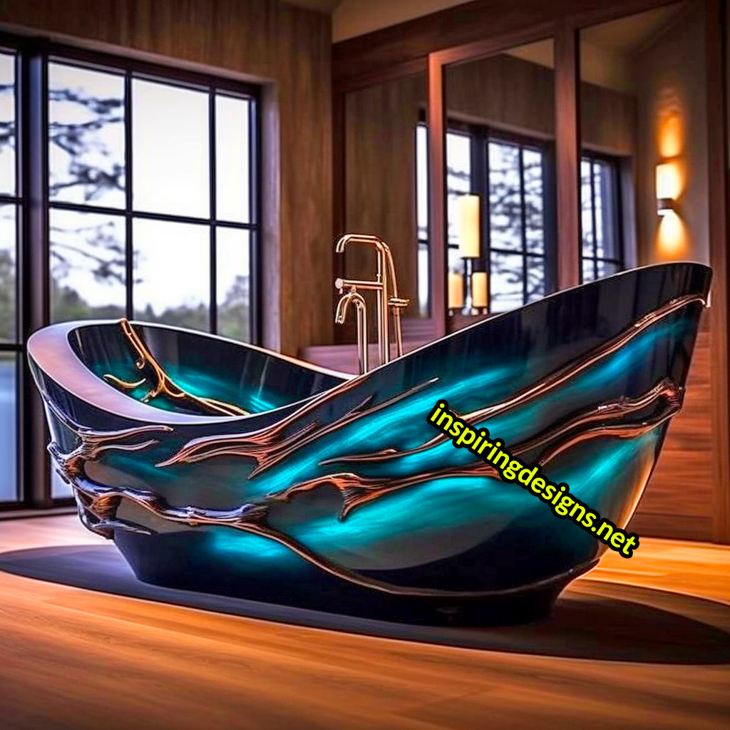 Luxury Bathtubs Made From Epoxy