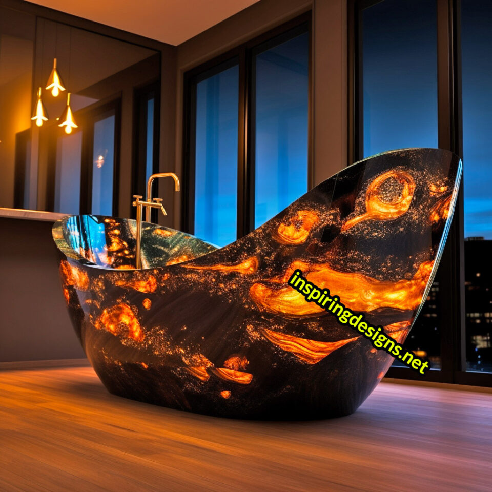 These Luxury Epoxy Bathtubs Are the Ultimate Statement Piece for a