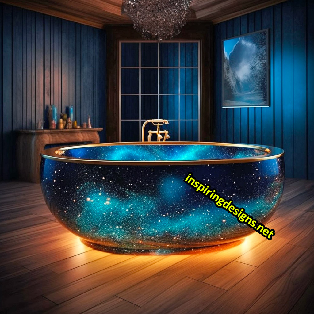 Luxury Bathtubs Made From Epoxy - Space Design