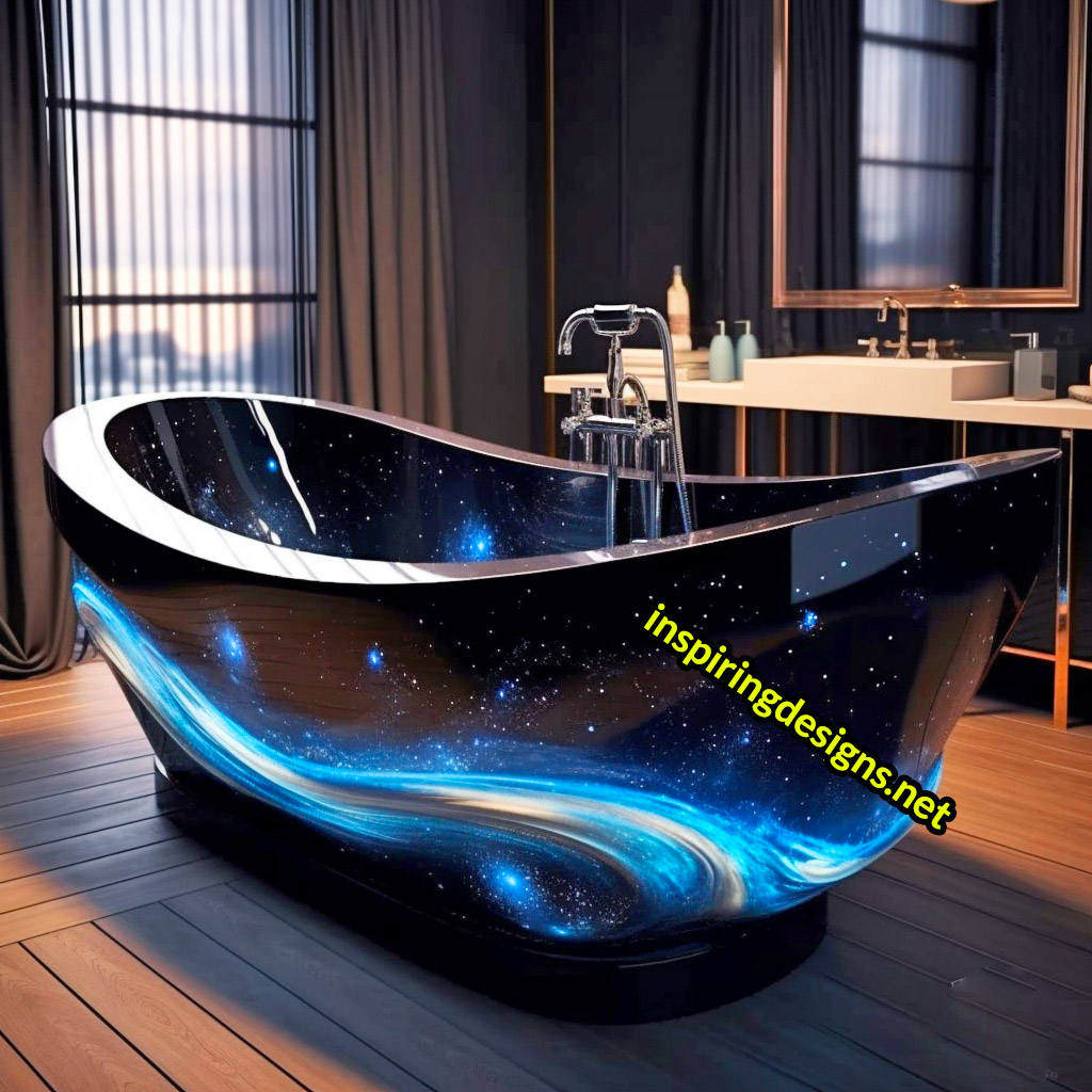 Luxury Bathtubs Made From Epoxy - Space Design