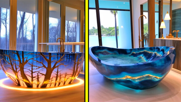 These Luxury Epoxy Bathtubs Are the Ultimate Statement Piece for a Master Bathroom