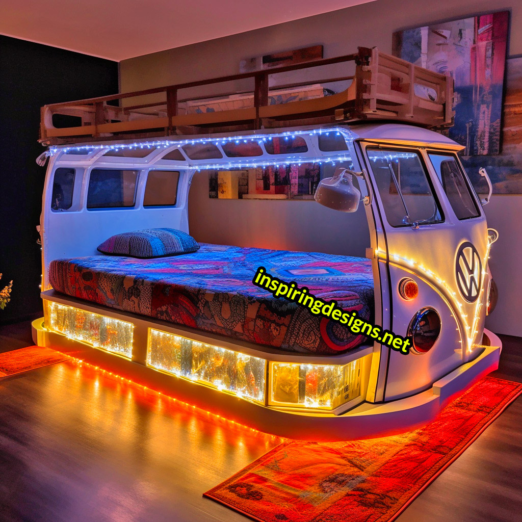 Volkswagen Hippy Bus Beds