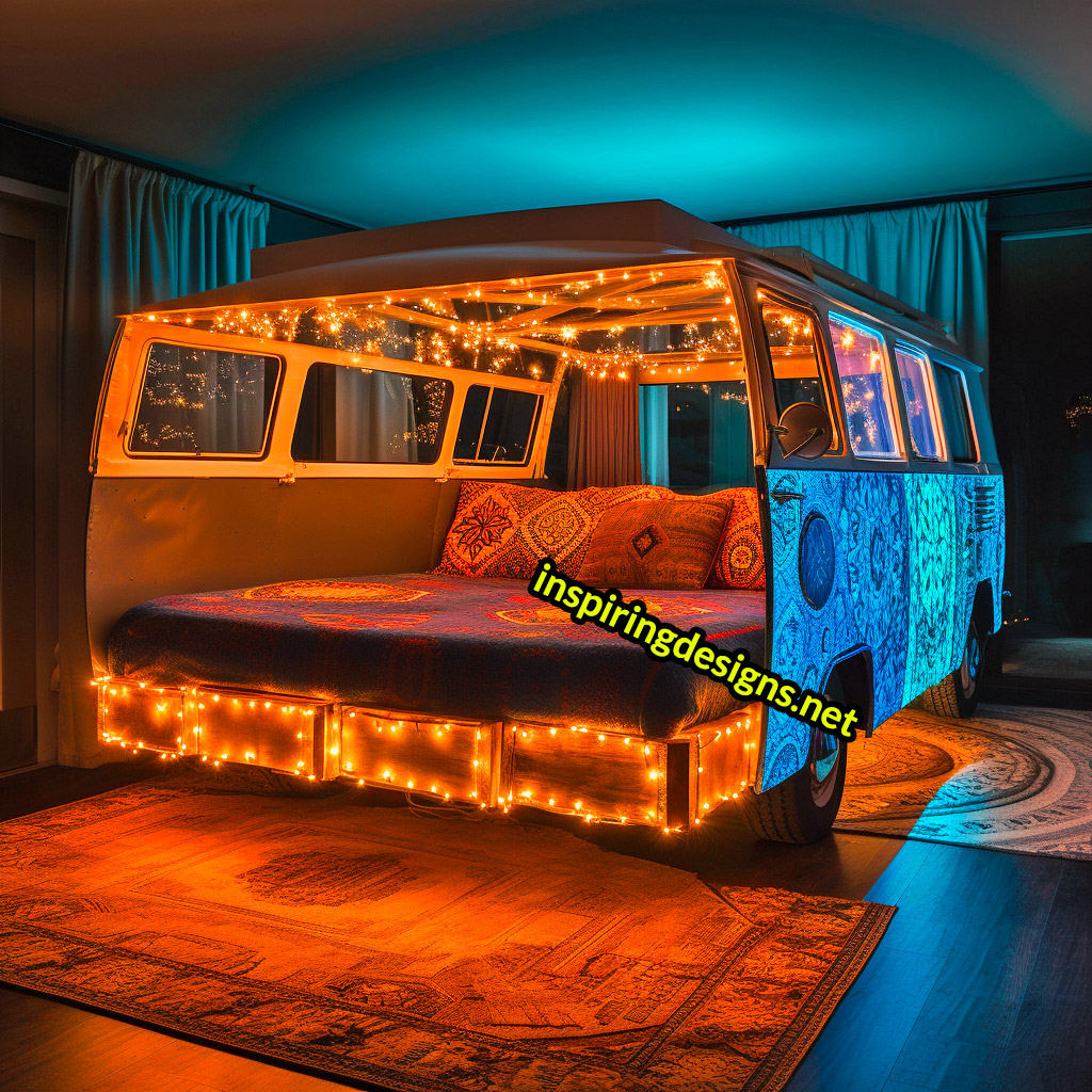 Volkswagen Hippy Bus Beds