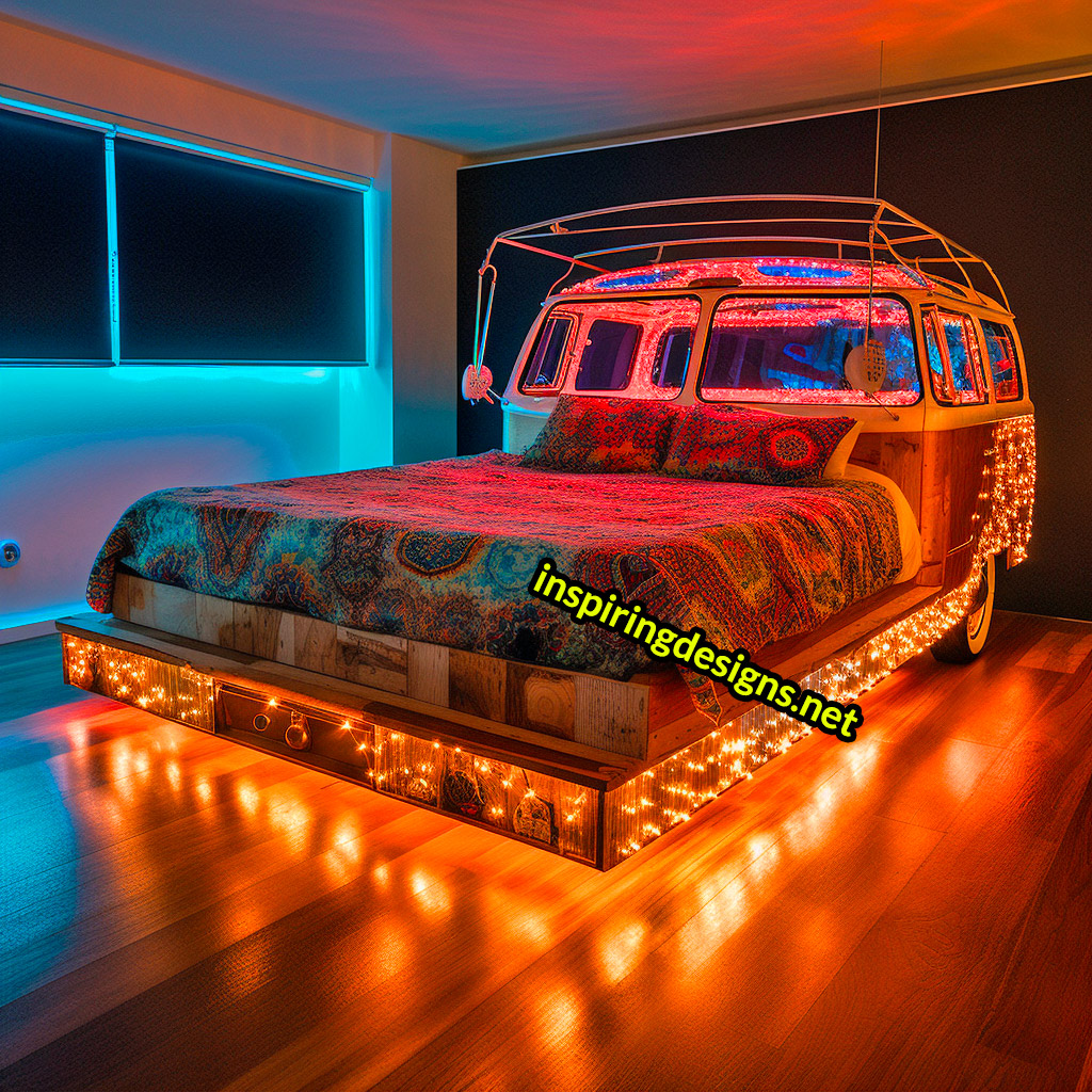 Volkswagen Hippy Bus Beds