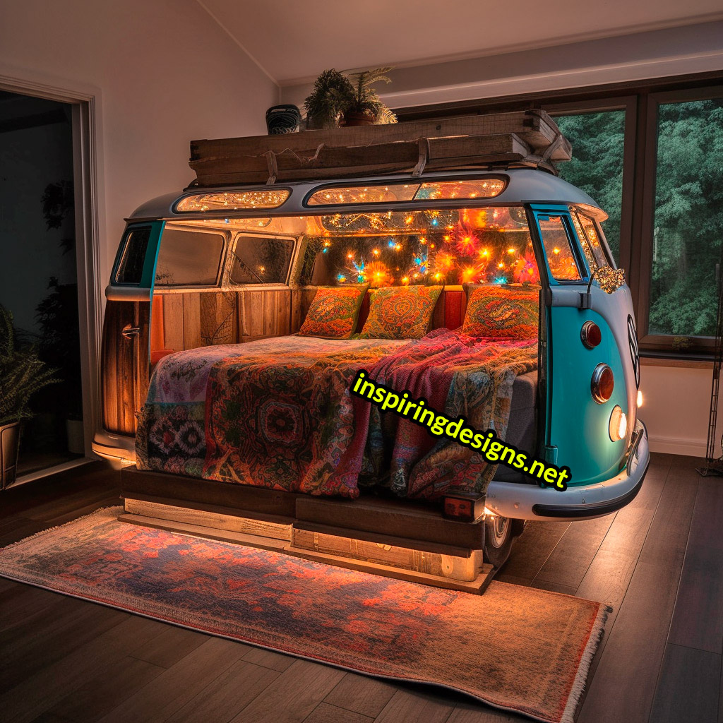 Volkswagen Hippy Bus Beds