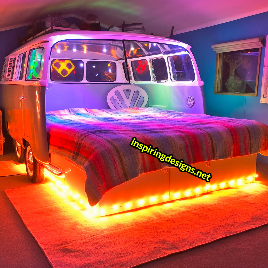 Volkswagen Hippy Bus Beds