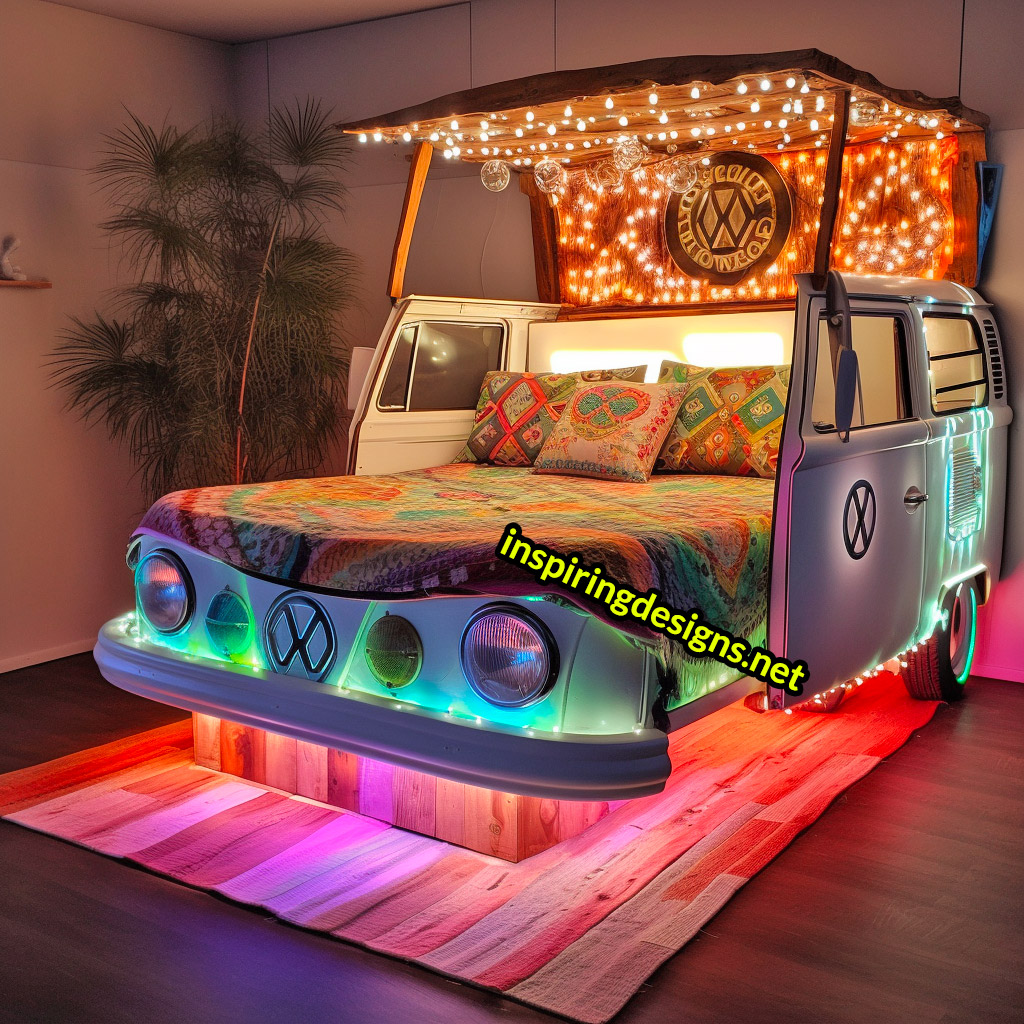 Volkswagen Hippy Bus Beds