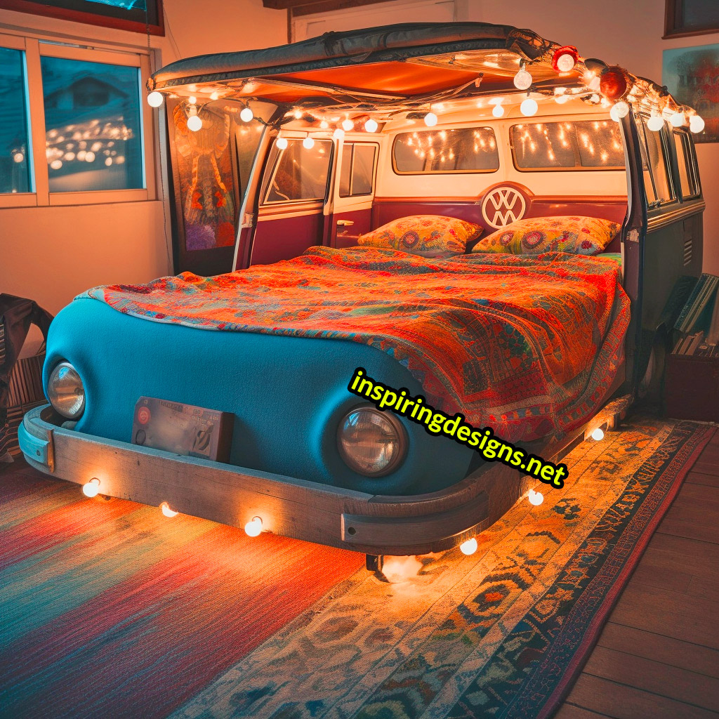 Volkswagen Hippy Bus Beds