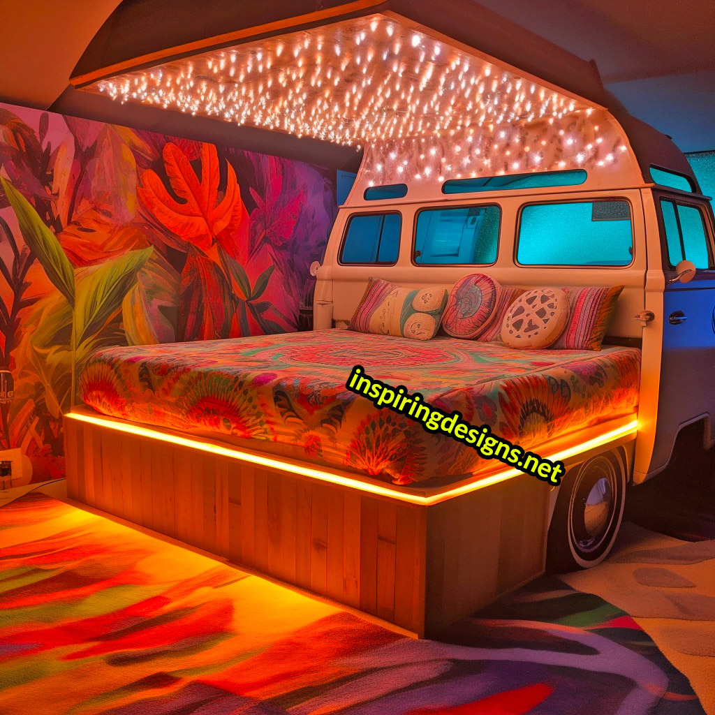 Volkswagen Hippy Bus Beds