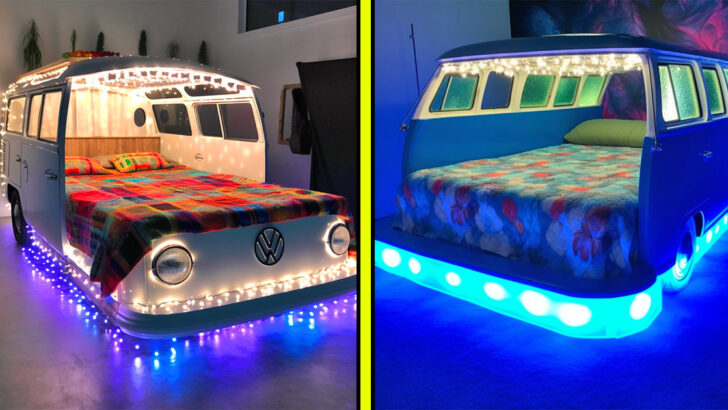 These Volkswagen Hippy Van Beds Are a Trip Back in Time for Nighttime Nostalgia