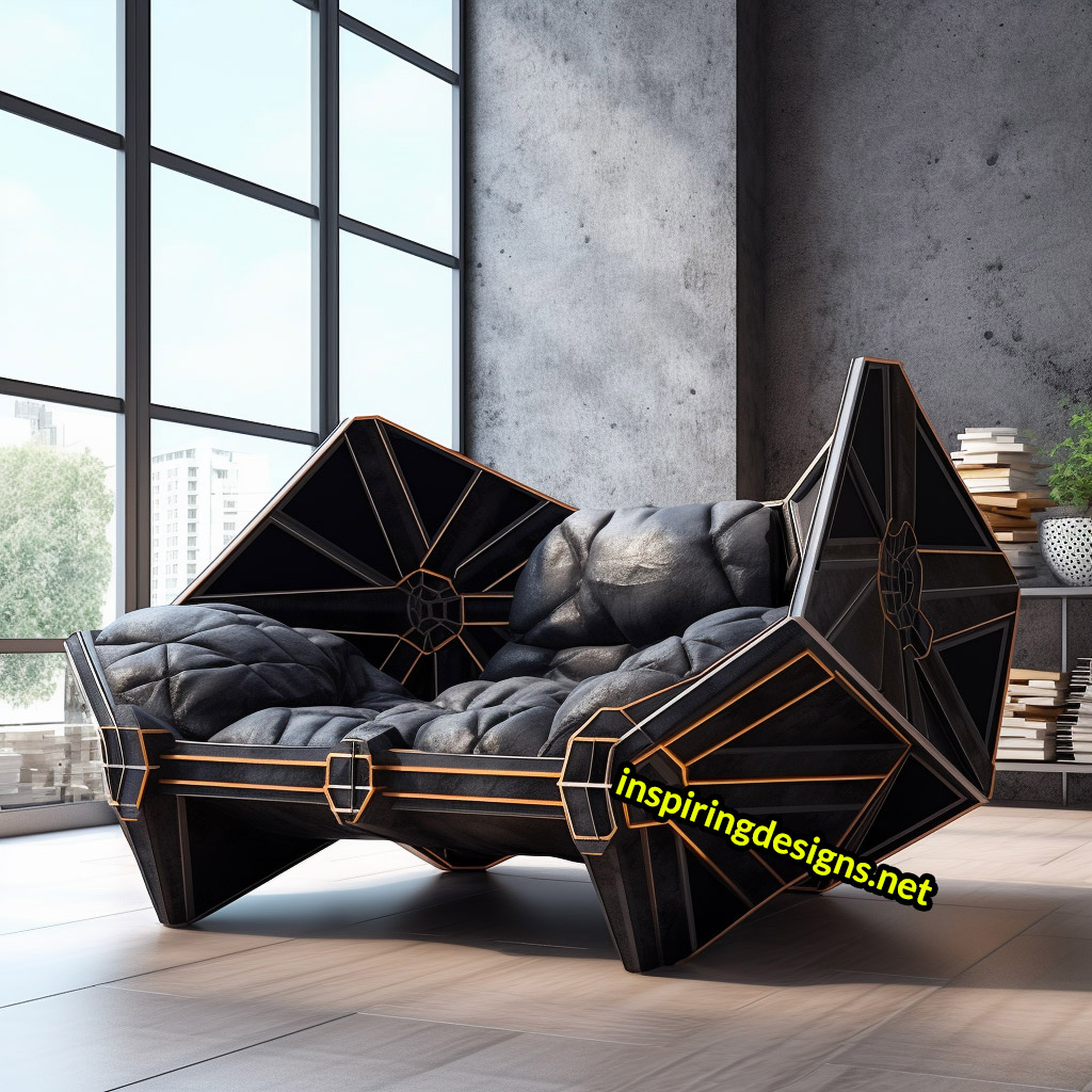 Star Wars Loungers - Winged Tie Fighter Lounger Chair