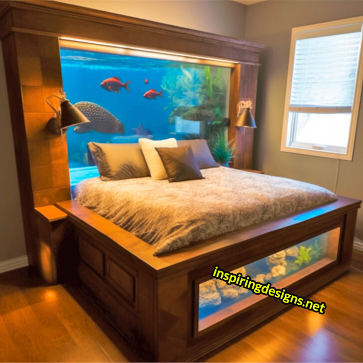 These Stunning Aquarium Beds Let You Sleep With The Fishes, But In A ...