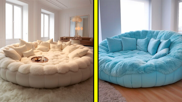 These Giant Circular Movie Sofas Might Be The Coziest Spot To Watch a Flick!