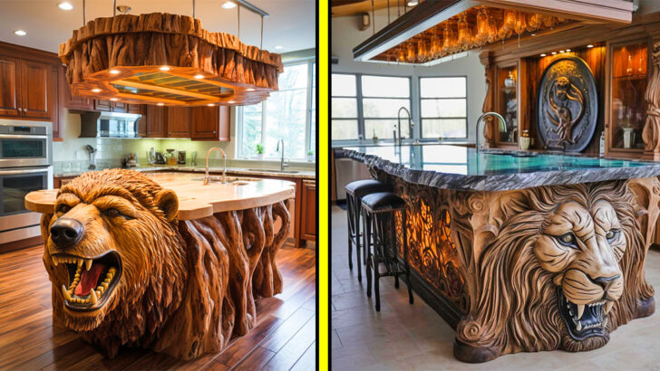 These Kitchen Islands With Animal Designs Will Make Your Home a Wildlife Wonderland