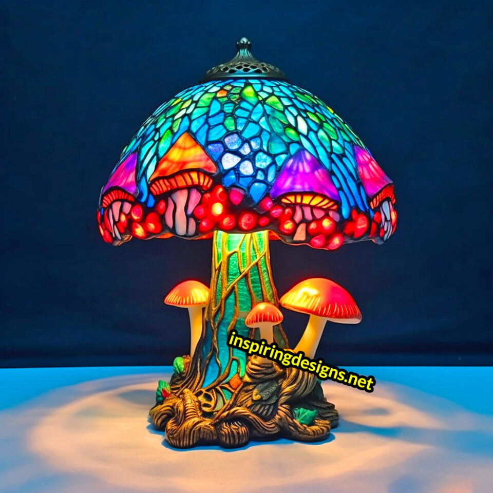 These Stained Glass Mushroom Lamps Are the Funky Decor Item You Didn’t ...