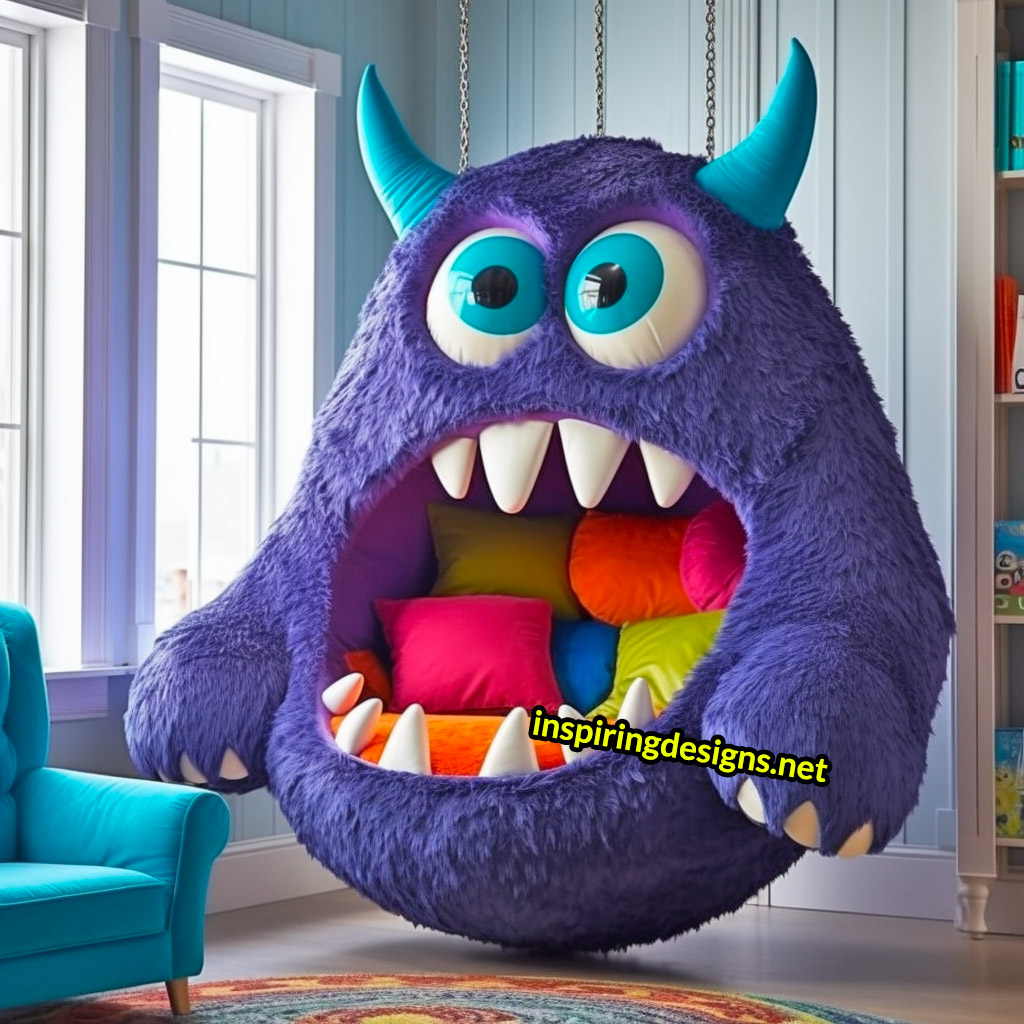 Giant Hanging Monster Loungers For Kids