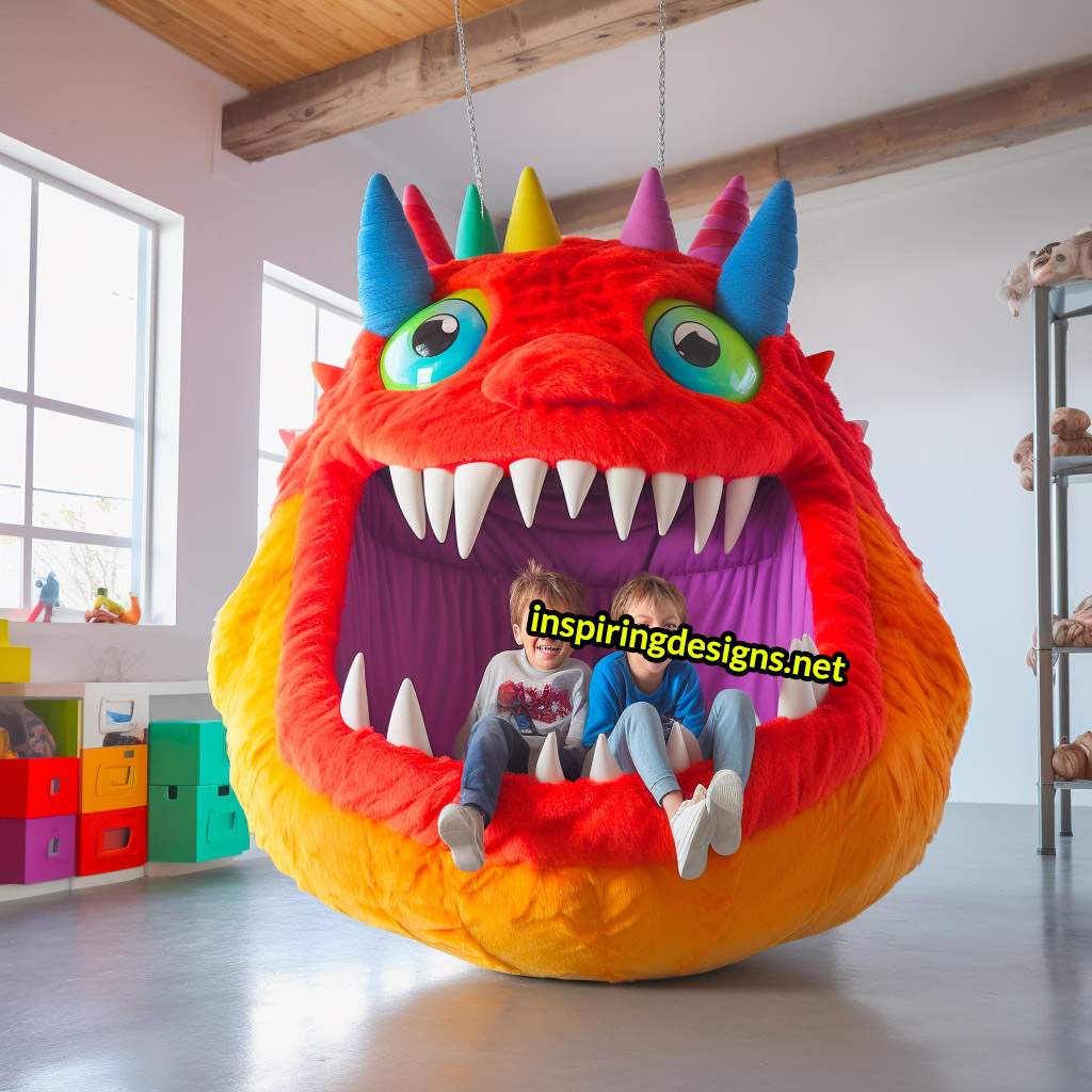 Giant Hanging Monster Loungers For Kids