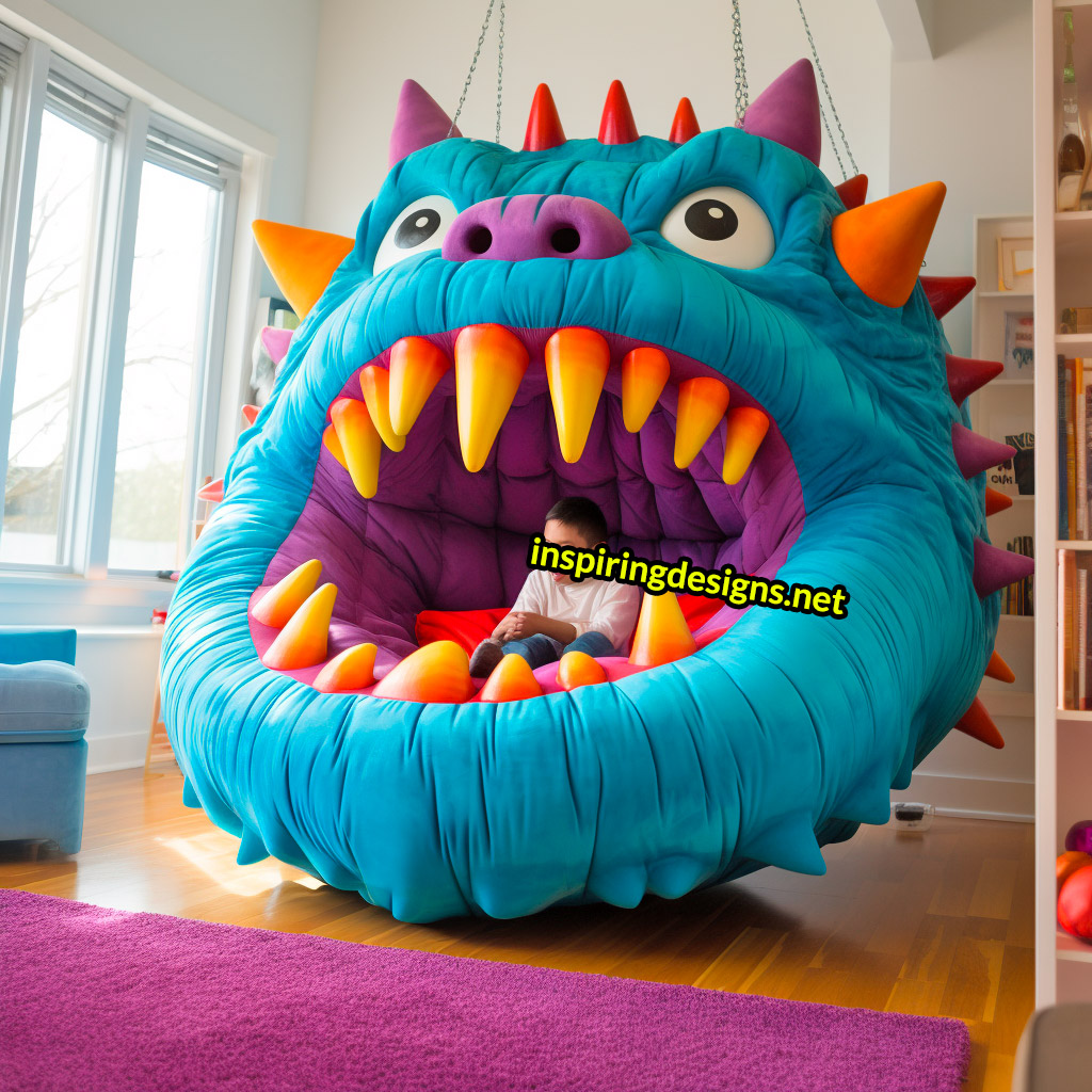 Giant Hanging Monster Loungers For Kids