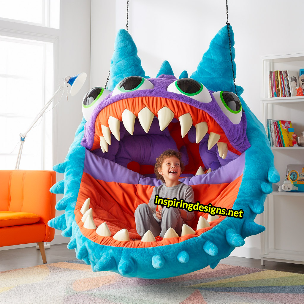 Giant Hanging Monster Loungers For Kids