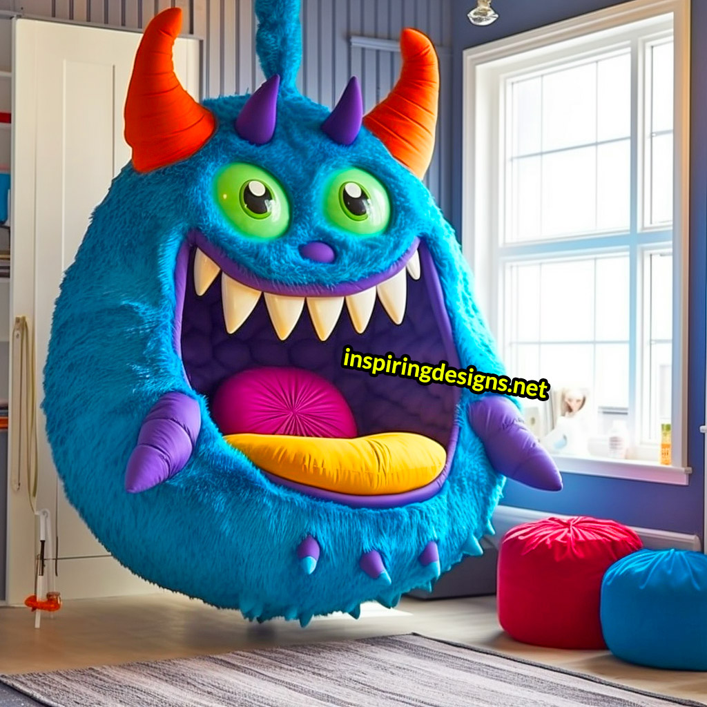 Giant Hanging Monster Loungers For Kids