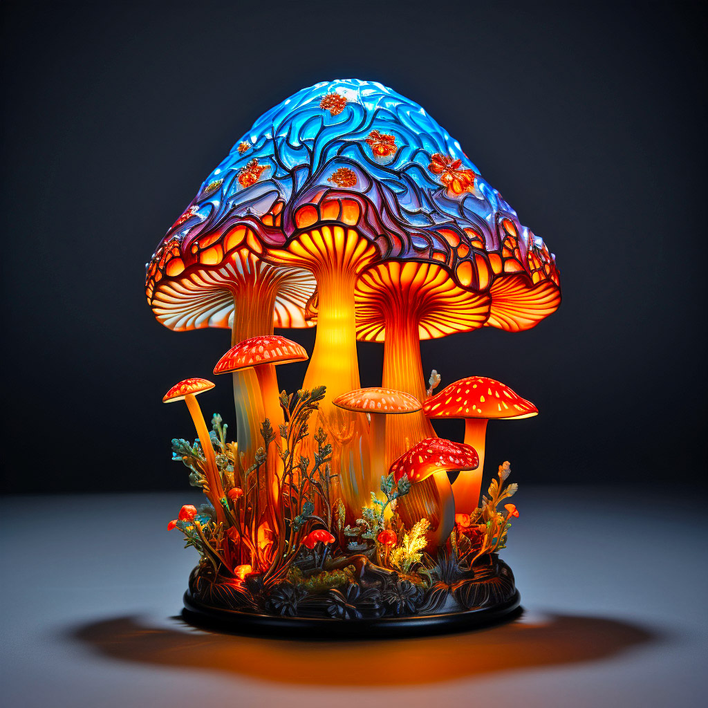 These Stained Glass Mushroom Lamps Are the Funky Decor Item You Didn't Know  You Needed – Inspiring Designs