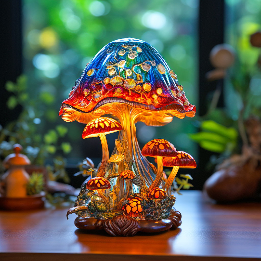 These Stained Glass Mushroom Lamps Are the Funky Decor Item You Didn't Know  You Needed – Inspiring Designs