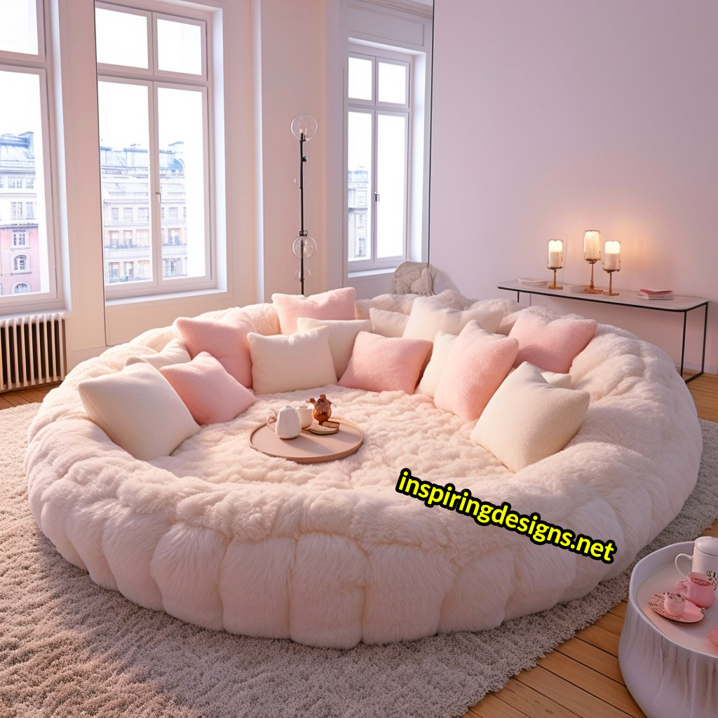 Round best sale sofa lounge