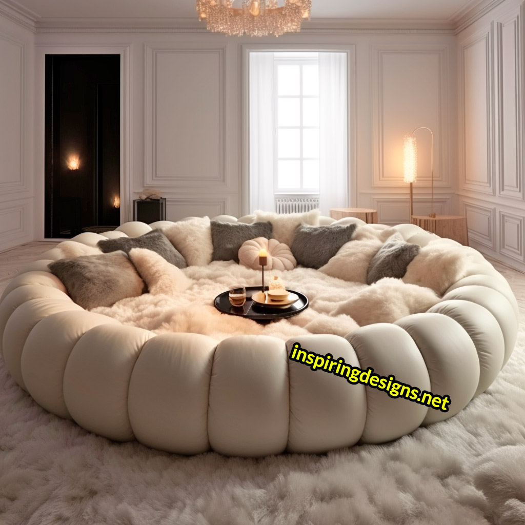 Giant Circular Movie Sofas