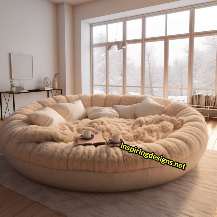 These Giant Circular Movie Sofas Might Be The Coziest Spot To Watch a