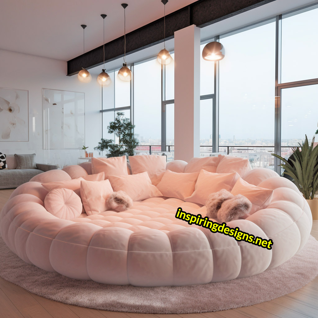 Giant Circular Movie Sofas