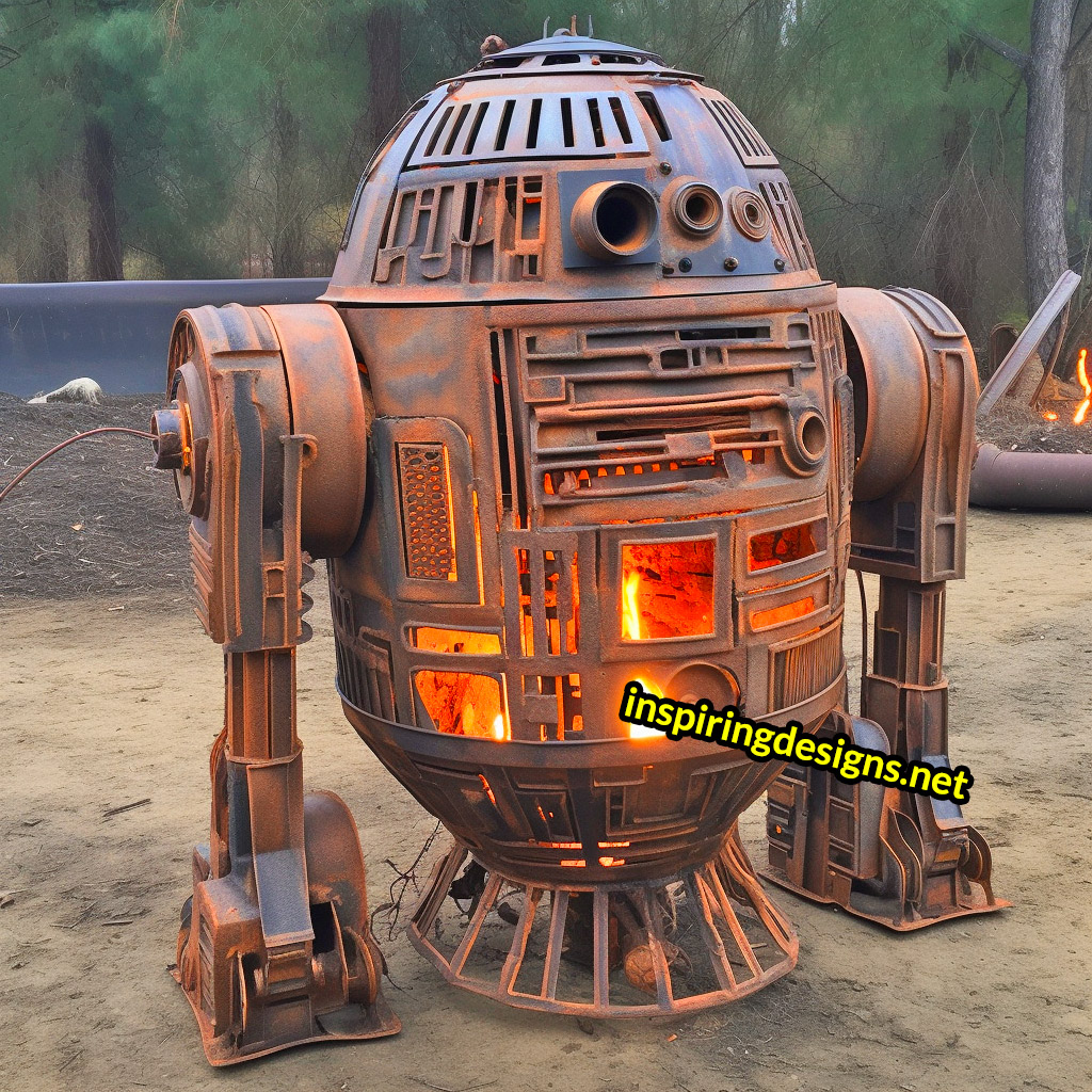 Star Wars Fire Pits - R2D2 firepit