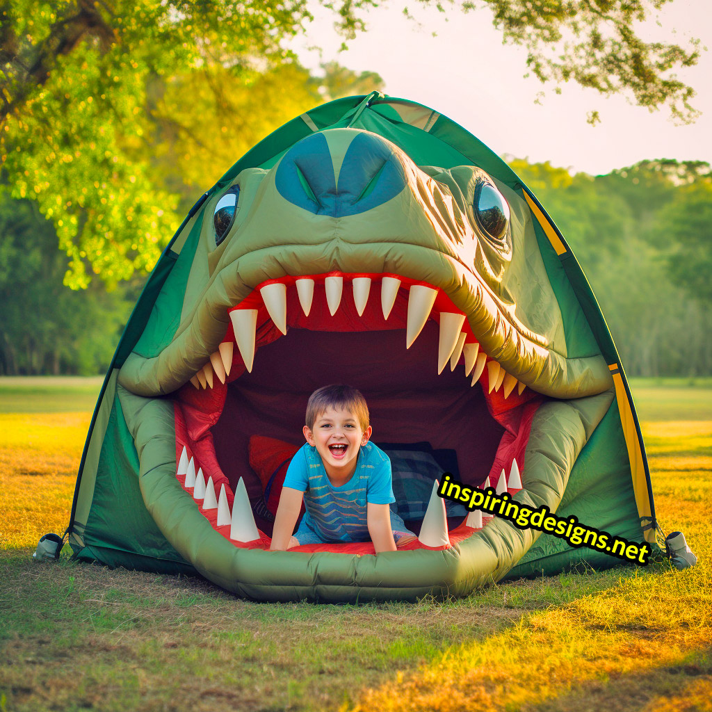 3D Dinosaur Shaped Camping Tents