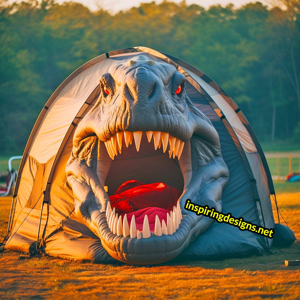 3D Dinosaur Shaped Camping Tents