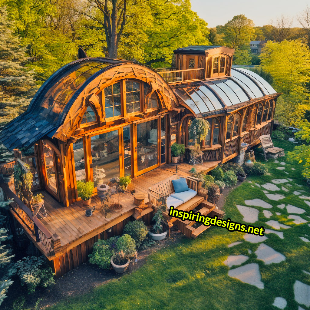 Tiny Homes With Glass Ceilings - Huge ceiling windows on tiny houses