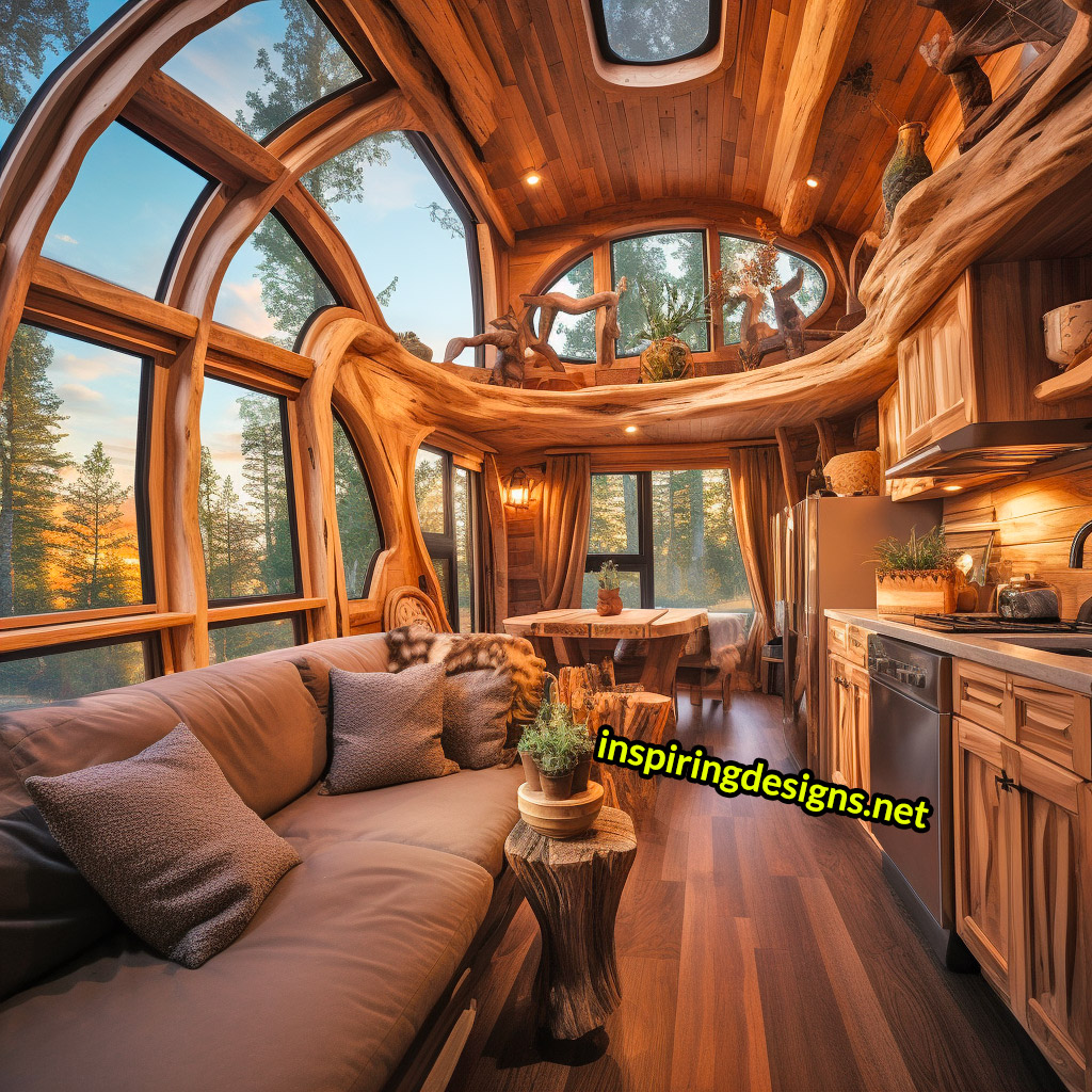 Tiny Homes With Glass Ceilings - Huge ceiling windows on tiny houses