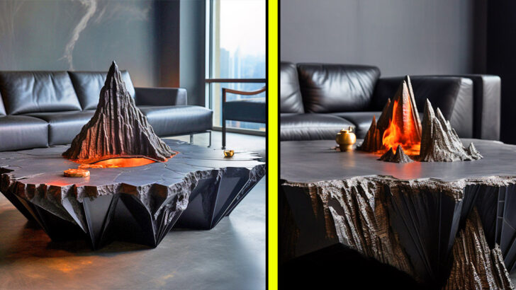 These Volcano Coffee Tables Will Erupt Your Living Room With Modern Design
