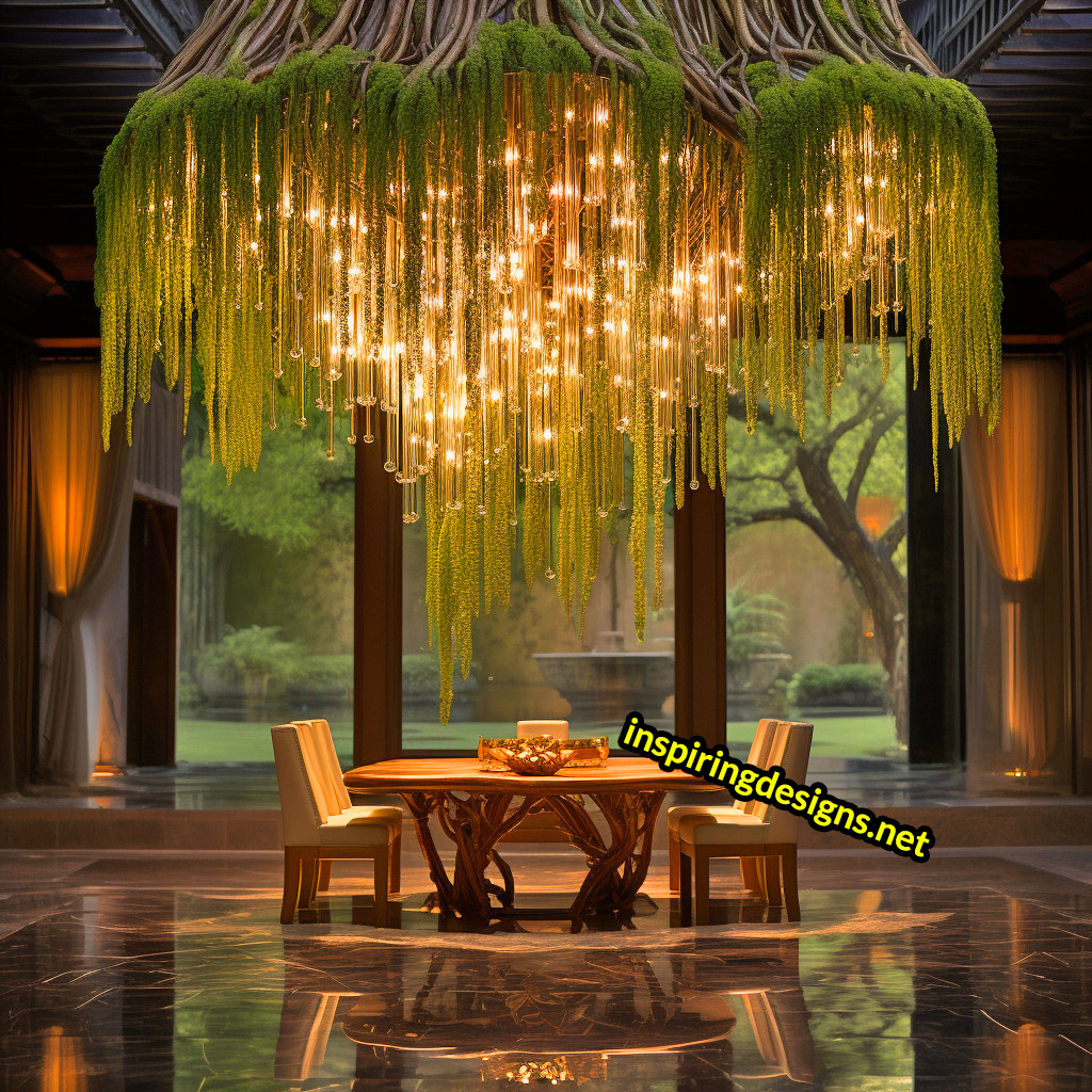 Weeping Willow Chandelier Lamp