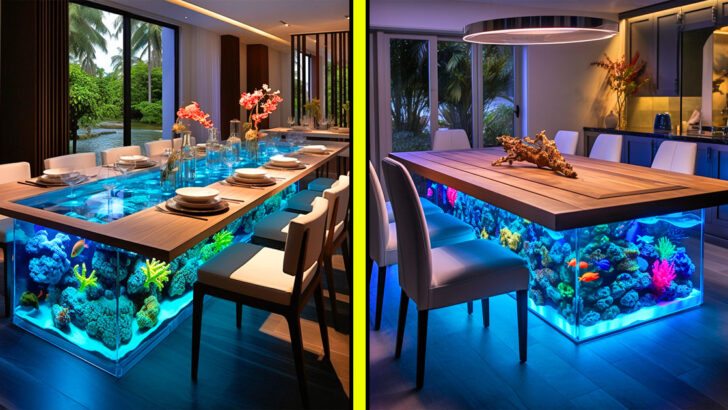 These Aquarium Dining Tables Will Make Waves at Your Next Dinner Party!