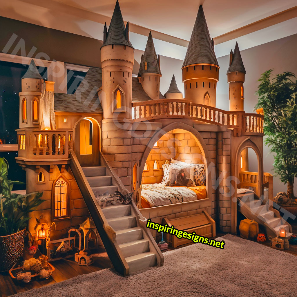 Giant Harry Potter Hogwarts Castle Kids Beds