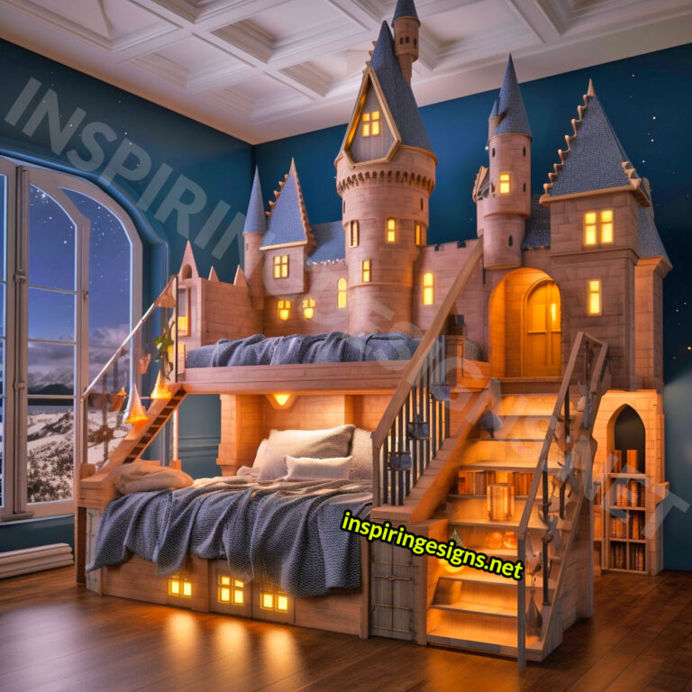 These Giant Harry Potter Hogwarts Castle Kids Beds Bring the Wizarding ...