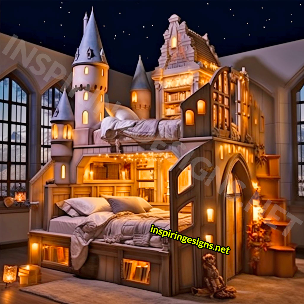 Giant Harry Potter Hogwarts Castle Kids Beds