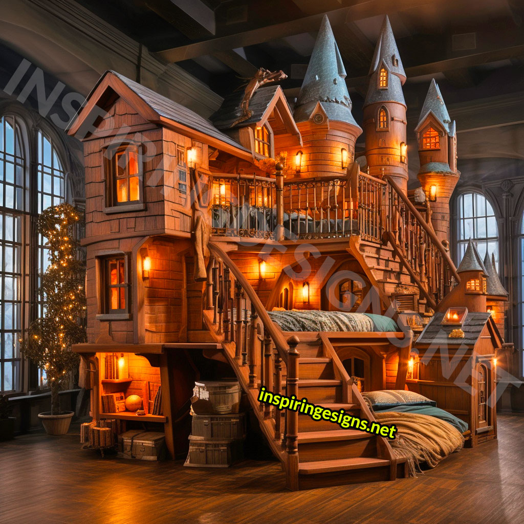 Giant Harry Potter Hogwarts Castle Kids Beds