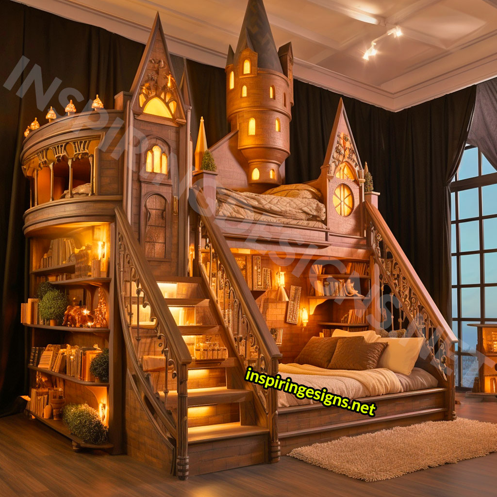 Huge Harry Potter Hogwarts Castle with Interiors From LEGO