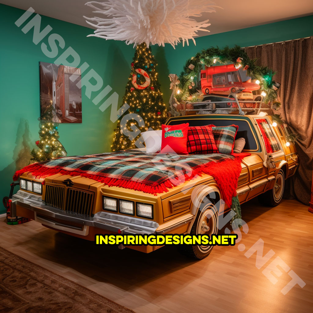 National Lampoons Christmas Vacation Station Wagon kids bed - Famous and iconic movie cars and trucks kids beds