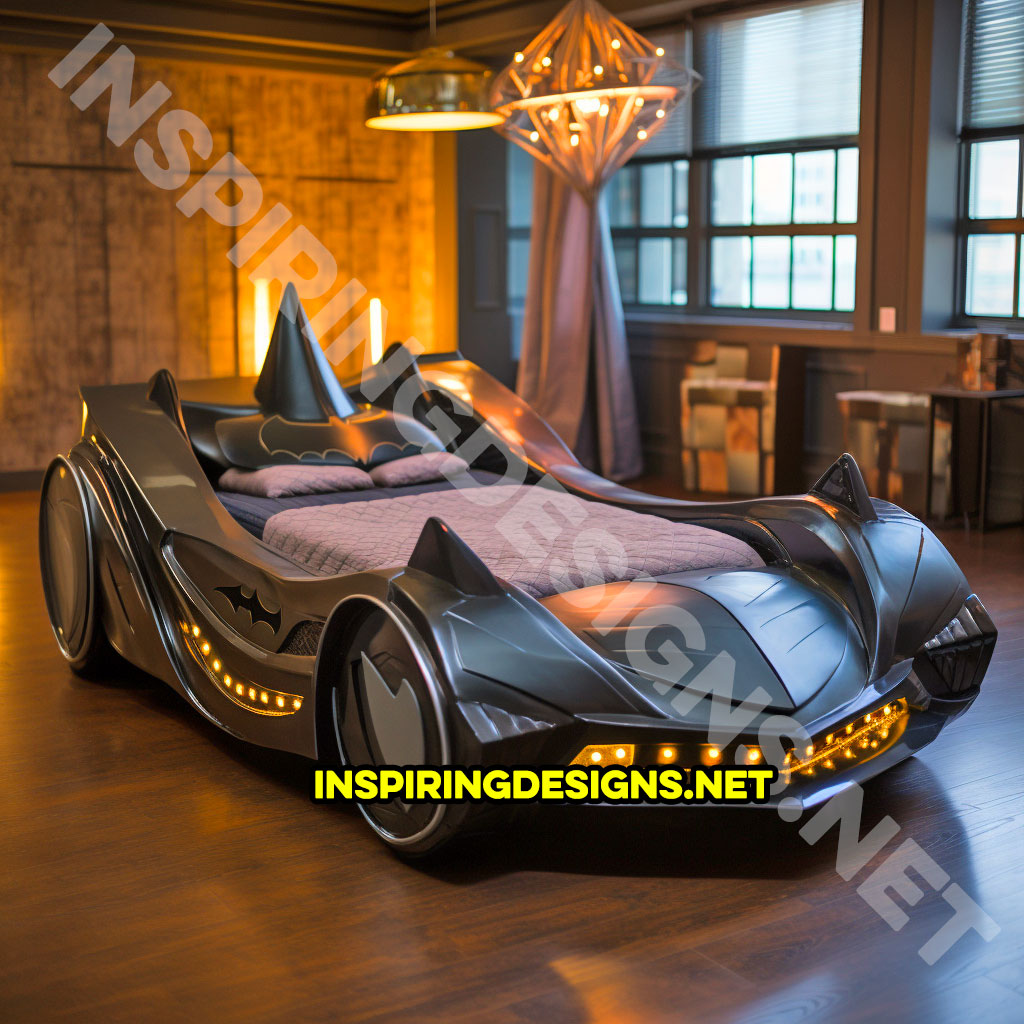 Dark Night Batmobile kids bed - Famous and iconic movie cars and trucks kids beds