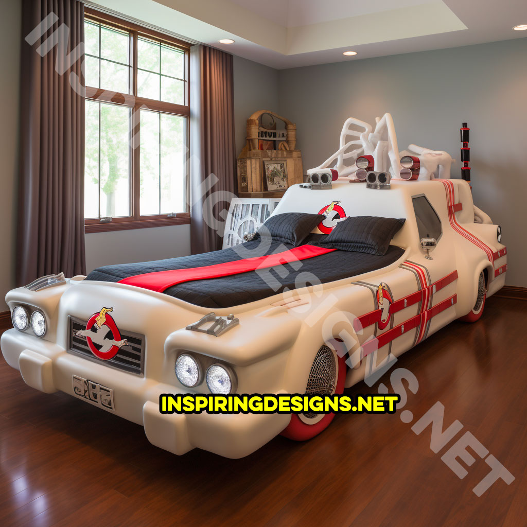 Ghostbusters car kids bed - Famous and iconic movie cars and trucks kids beds