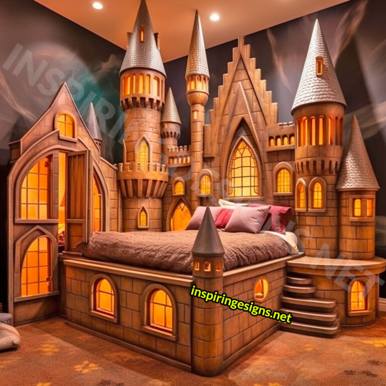 These Giant Harry Potter Hogwarts Castle Kids Beds Bring the Wizarding ...