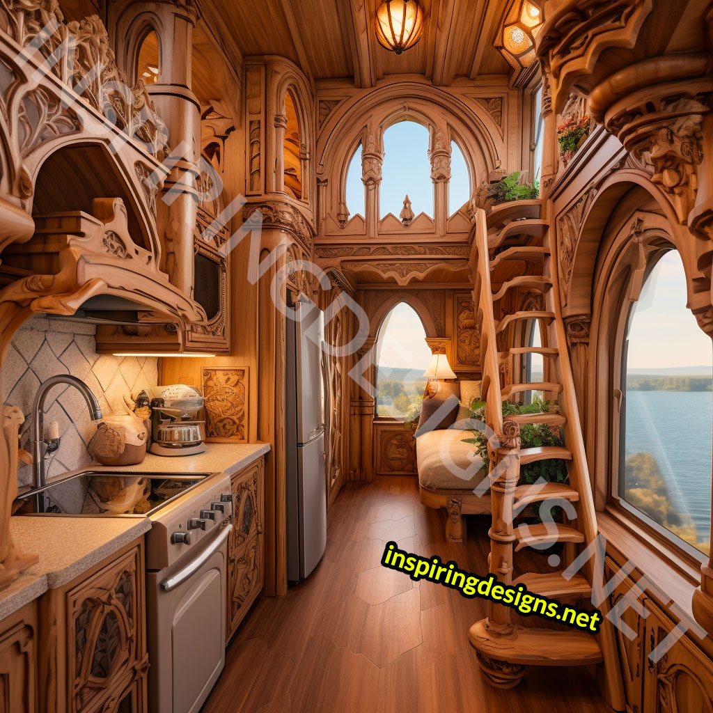 Disney castle tiny homes and hogwarts castle tiny homes on wheels