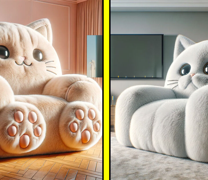 Cat hotsell shaped couch