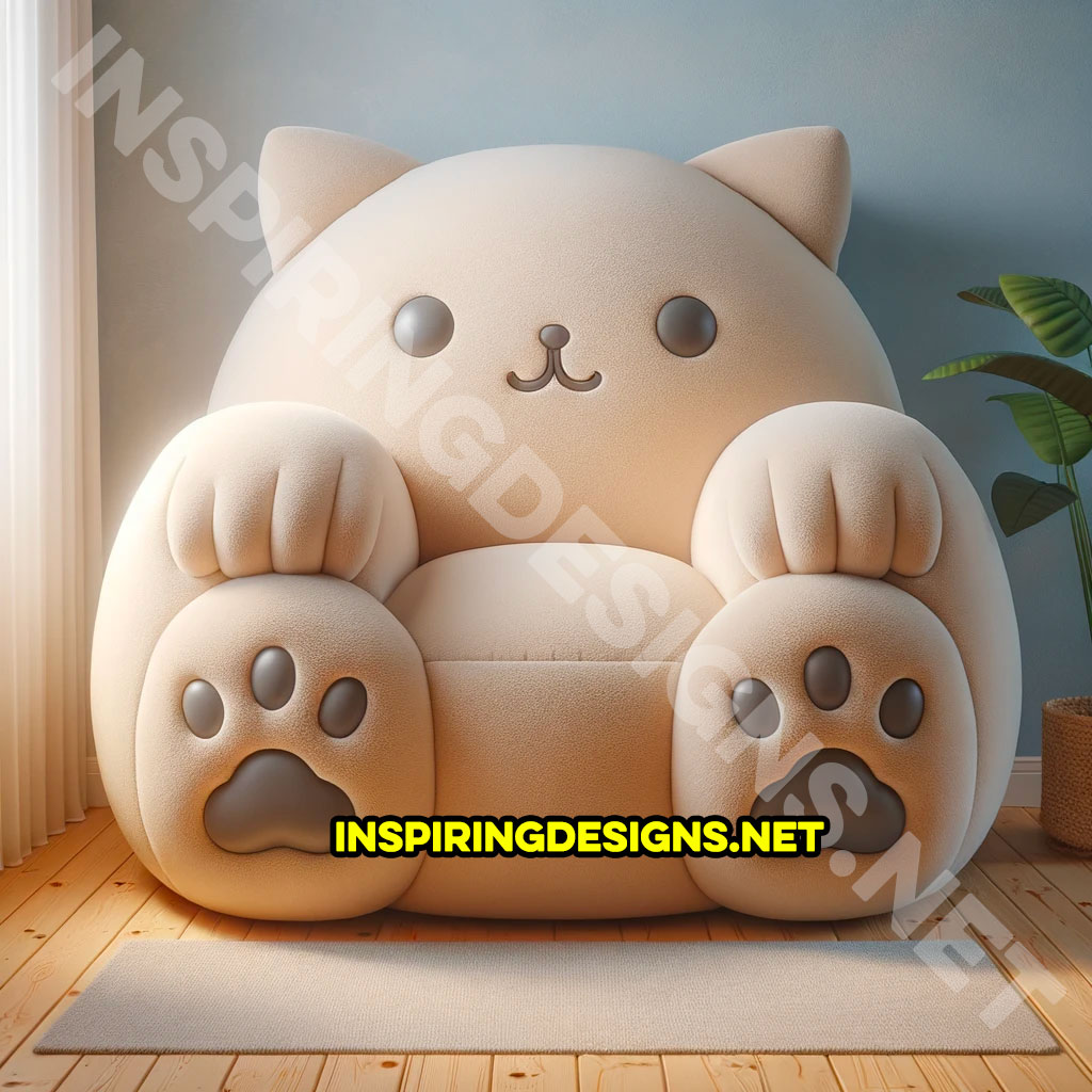 Giant Cat Shaped Chairs